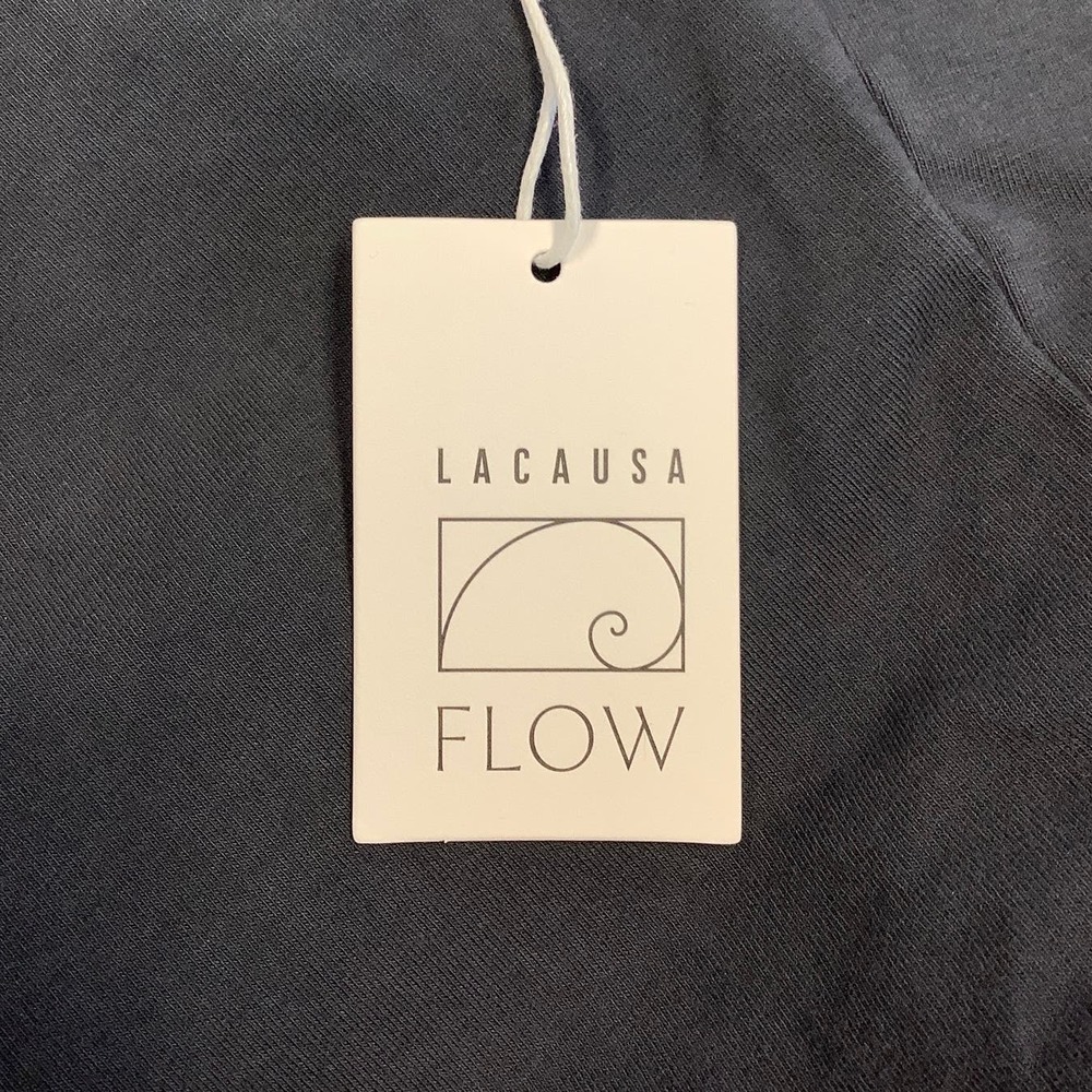 NEW! Lacausa Flow Size X-Small XS Prana Unitard Charcoal Yoga $98 msrp H16-6 - Picture 8 of 9